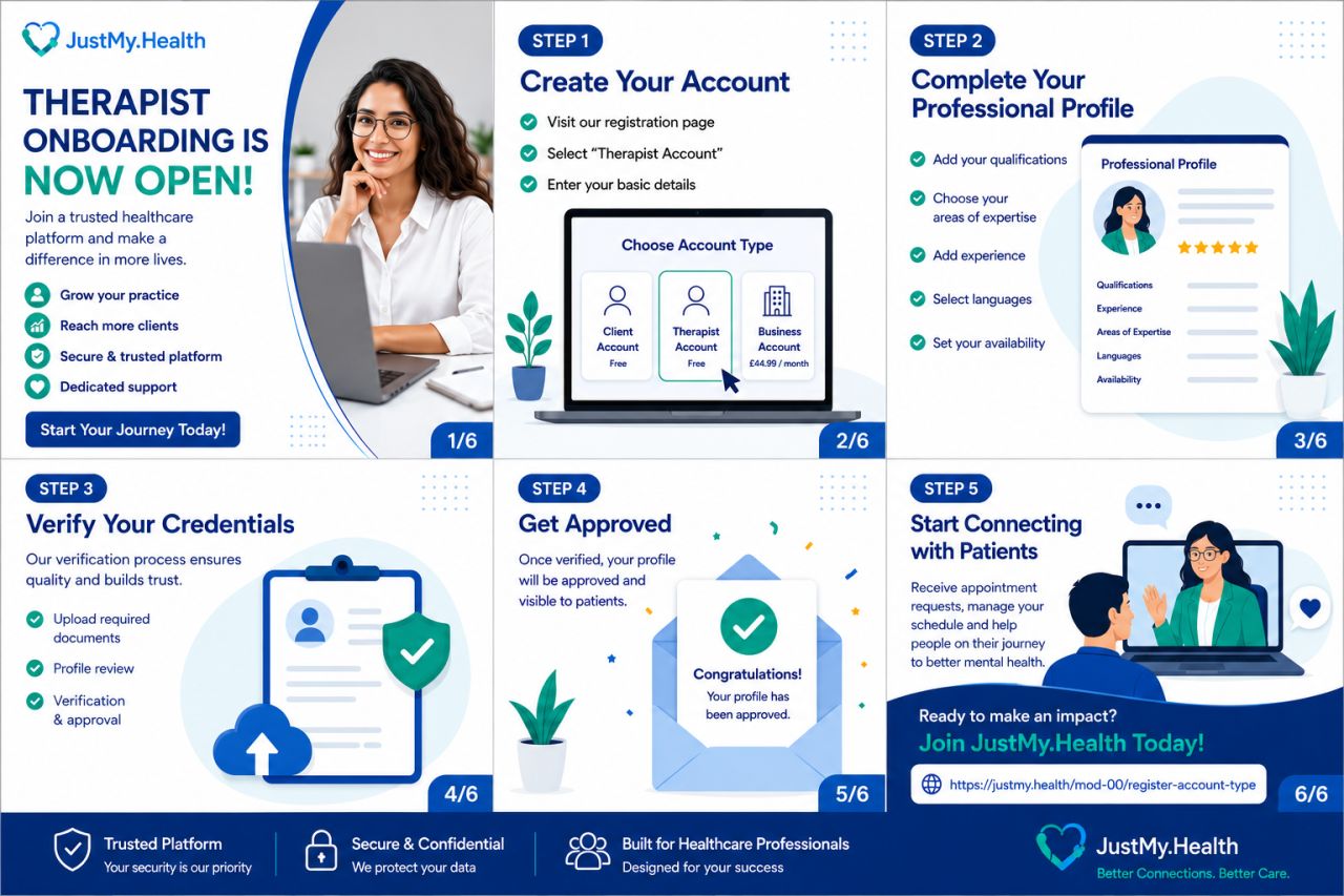 🚀 𝐓𝐡𝐞𝐫𝐚𝐩𝐢𝐬𝐭 𝐎𝐧𝐛𝐨𝐚𝐫𝐝𝐢𝐧𝐠 𝐢𝐬 𝐎𝐟𝐟𝐢𝐜𝐢𝐚𝐥𝐥𝐲 𝐎𝐩𝐞𝐧 𝐚𝐭 𝐉𝐮𝐬𝐭𝐌𝐲.𝐇𝐞𝐚𝐥𝐭𝐡!
